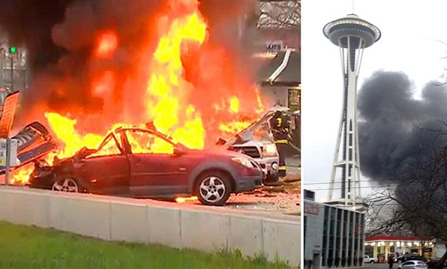 2 Tewas Setelah Helikopter Stasiun TV Jatuh di Seattle, AS